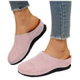 thumbnail image 6 of YLYL Clogs for Women Arch Support Wedge Heel Closed Toe Comfortable Casual Slip on Summer Mules, 6 of 7