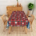 thumbnail image 7 of Tchckioa Christmas Snowflake Rectangle Tablecloth,60x120 Inch Oil-resistant Table Cover for Kitchen Holiday Decor, 7 of 7