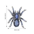 thumbnail image 3 of Kcodviy Broche Rétro en Strass Broche à Nœud Haut Broche Pailletée Broche Complète Broche en Vrac Accessoires d'Halloween Personnalité Châle Clip Broche, 3 of 8