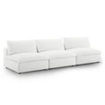 thumbnail image 2 of Modway Commix Down Filled Overstuffed 3-Piece Armless Sectional Sofa in White, 2 of 6