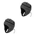 thumbnail image 1 of Greeniant EVA Portero Rugby Fútbol Fútbol Casco Rugby Sombrero Cabeza Protector Guardia Gris Gris 2piezas, 1 of 4