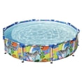 thumbnail image 1 of Bestway Steel Pro 10' x 26" Above Ground Swimming Pool with Animal Graphics, 1 of 8