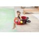 thumbnail image 2 of Asiento de piscina, anillo de natación, anillo de natación inflable, flotador de piscina para niños de 2 a 6 años, boya inflable, equipo de natación para niños (negro) Rojo Verde, 2 of 4