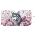 thumbnail image 3 of HUIACONG Wolf and Floral Pattern Design UV Protection Windshield Sunshade for Hatchbacks Automotive Block UV Rays UV Reflective Car Sun Shade Windshield, 3 of 7