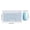 Sky Blue, variant on Portable Silent Wireless Keyboard and Mouse Set, Rechargeable Combo Business Office Supplies for Outdoor Work Travel Remote Use