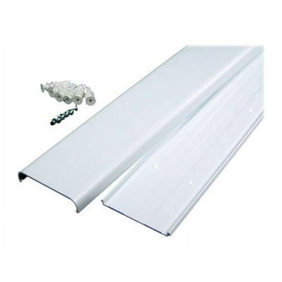 C2G Legrand Wiremold C30 Cord Cover Kit - Cable Raceway for Flat Screen TV - 4 Ft, White