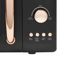 thumbnail image 4 of Haden 0.7 Cu Ft Compact Countertop Microwave, 700 Watts, Black & Copper, 4 of 10