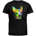 thumbnail image 1 of Chihuahua Neon Black Light Adult T-Shirt, 1 of 1