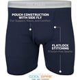 thumbnail image 5 of Gildan Men's Regular Leg Boxer Briefs, Multipack, Navy/Metro Blue/Antique Royal (5-Pack), 2X-Large, 5 of 6