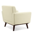 thumbnail image 4 of BELLEZE Vintage Tufted Isaiah Mid-Century Upholstered Low-Back Accent Arm Chair, Beige, 4 of 7