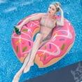 thumbnail image 1 of Giant Strawberry Pink 43” Donut Swimming Ring Tube Pool Float, 1 of 4