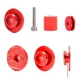 thumbnail image 4 of ZPAQI Handle Clamp Bar End Stoppers Aluminum Alloy Handlebar End Plugs Black Red, 4 of 12