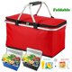 thumbnail image 3 of Muyoka Pluokvzr Bolsa de almuerzo plegable para picnic, cesto de almacenamiento aislado para acampar, caja de canasta con asa Muyoka Hogar, 3 of 7