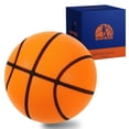 thumbnail image 1 of Balón de baloncesto BHPWZB talla 7 silencioso para interior de espuma, 75 cm, 1 of 9