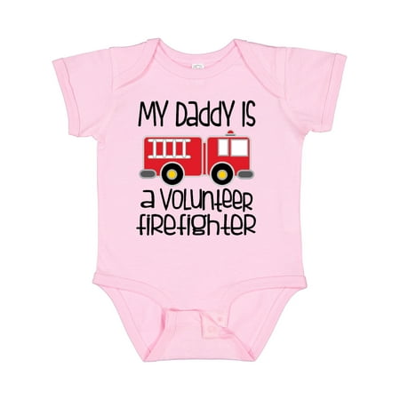 

Inktastic Volunteer Firefighter Daddy Gift Baby Boy or Baby Girl Bodysuit