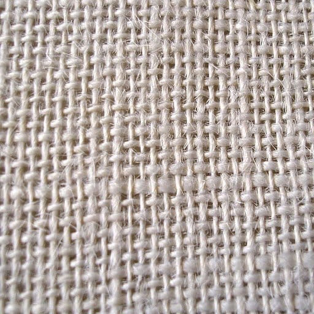 Fabric Mart Direct Ivory Burlap Fabric By The Yard, 51 inches or 129 cm width, 1 Yard Ivory Burlap Fabric, Burlap Upholstery Fabric, Curtain Drapery Wholesale Burlap Fabric