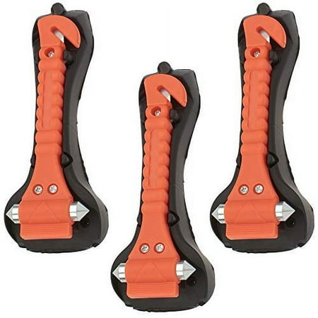 AsaTechmed 2 in 1 Emergency Escape Tool Auto Car Window Glass Hammer Breaker and Seatbelt Cutter - Family Rescue, Auto Emergency Escape Tools, EMTS, Paramedics, Military (3)