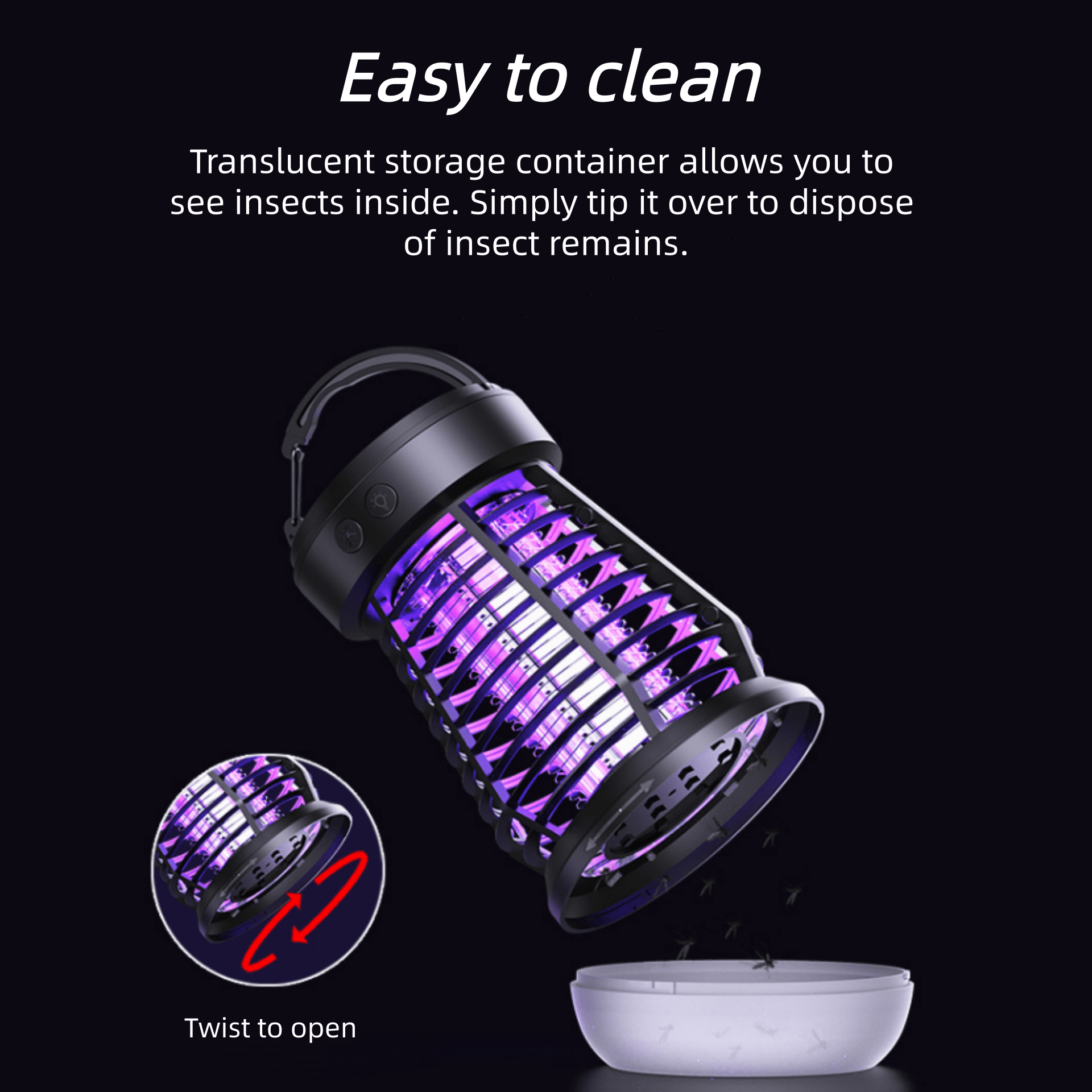 JahyElec Electric Fly Zapper,Outdoor & Indoor Electric Mosquito Killer Lamp with 2000V Grid & On/Off Switch Mosquito Traps for Kitchen Patio Backyard and More