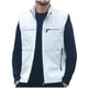 thumbnail image 2 of Ceisia Men's solid color warm hooded zipper cardigan sleeveless outerwear Gift, 2 of 6