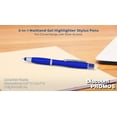 thumbnail image 4 of 10 Maitland Gel Highlighter Stylus Pens Pack - Ballpoint, Black Ink - Blue, 4 of 5