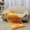 thumbnail image 6 of Faux Sheepskin Fluffy Fur Area Rug, White Fluffy Area Shaggy Rugs for Bedroom Living Room, Soft Fuzzy Carpets for Kids Room, Girls Room, Nursery Bedside Rug, Multicolors, 6 of 7