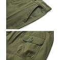 thumbnail image 7 of TRGPSG Men's Cargo Pants with Multi Pockets Outdoor Cotton Work Pants(No Belt),Armygreen 36, 7 of 7