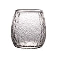 thumbnail image 1 of Vasos for beber con diseño de glaciar, vasos de agua de vidrio borosilicato texturizado sin tallo de 10 oz., 1 of 7