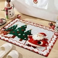 thumbnail image 5 of Hxlamzoo Festive Merry Christmas Doormat - Red Xmas Tree All-Weather Floor Mat for Outdoor Entryway, Durable Holiday Rug for Kitchen, Bedroom & Bathroom Decor, 5 of 6