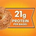 thumbnail image 3 of Thomas' High Protein Everything Bagels, 4 Count, 21g Protein, Kosher Bagels, 15.5 oz Bag, 3 of 9