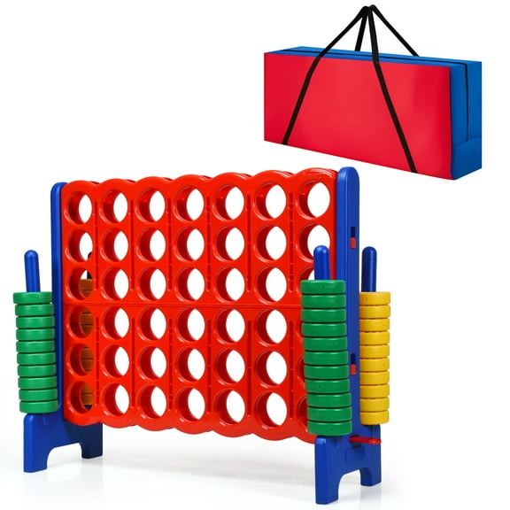 Infans 4-In-A-Row 4-to-Score Game W/Bag Indoor Outdoor Party Family Connect Game