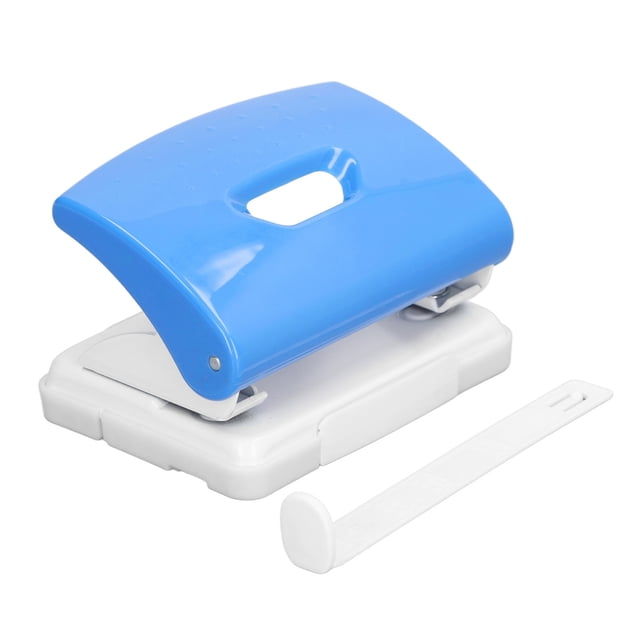Hole Punch Blue 2 Hole Multifunction Bracket Hole Puncher With Ruler for Office Loose Leaf Handbook Student Stationery
