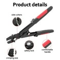 thumbnail image 4 of Wire Rope Crimping Tool Wire Rope Swager Crimpers Fishing Plier with Crimp Sleeves Kit, 4 of 5