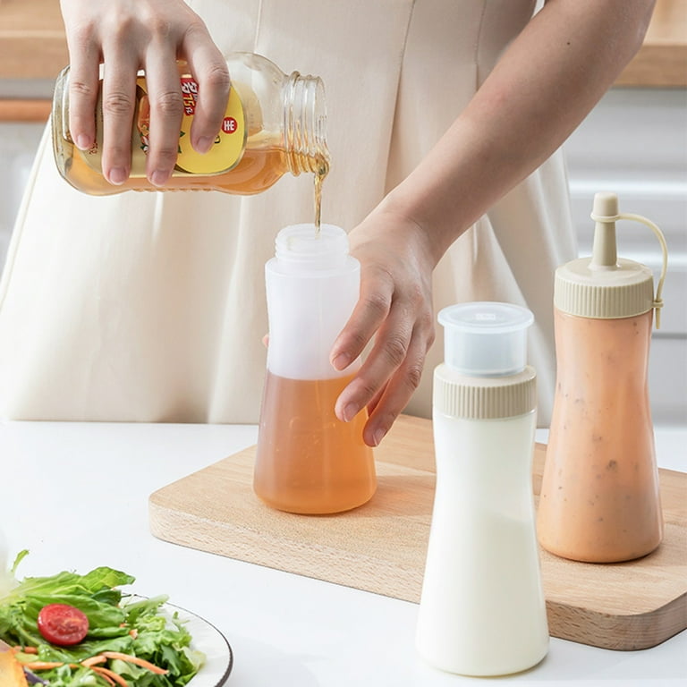 Bottiglie per condimenti per ketchup, salsa piccante, liquidi, olio