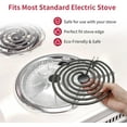 thumbnail image 6 of Miaochuan Round Electric Stove Burner Covers - Thicker Aluminum Foil Burner Liners - Disposable Stove Top Protector, 50 Pack (25 * 6 Inch and 25 * 8 Inch), 6 of 7