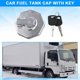 thumbnail image 4 of 2X Tapa de Combustible para Automóvil con Llave para NPR NQR 4HK1 8-98146010-0 8-98088982-0 Plata, 4 of 9