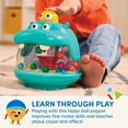 thumbnail image 5 of Battat Party Pop Hippo Ball Popping Toy with 18 Colorful Balls, Baby and Toddler Toys, 5 of 12