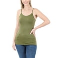 thumbnail image 4 of KOGMO Womens Seamless Stretchy Adjustable Strap Cami Tank Top, 4 of 6