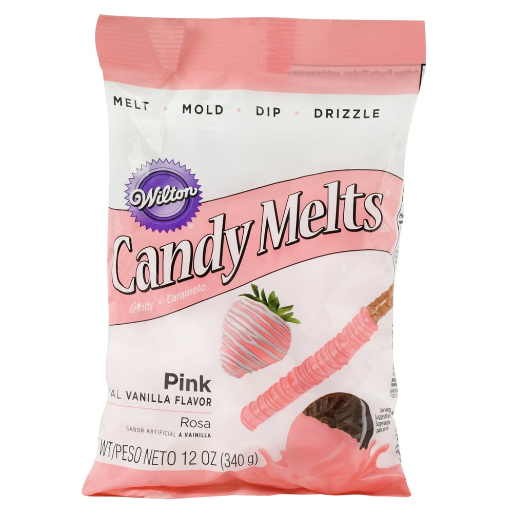 Wilton Pink Candy Melts, 12 oz