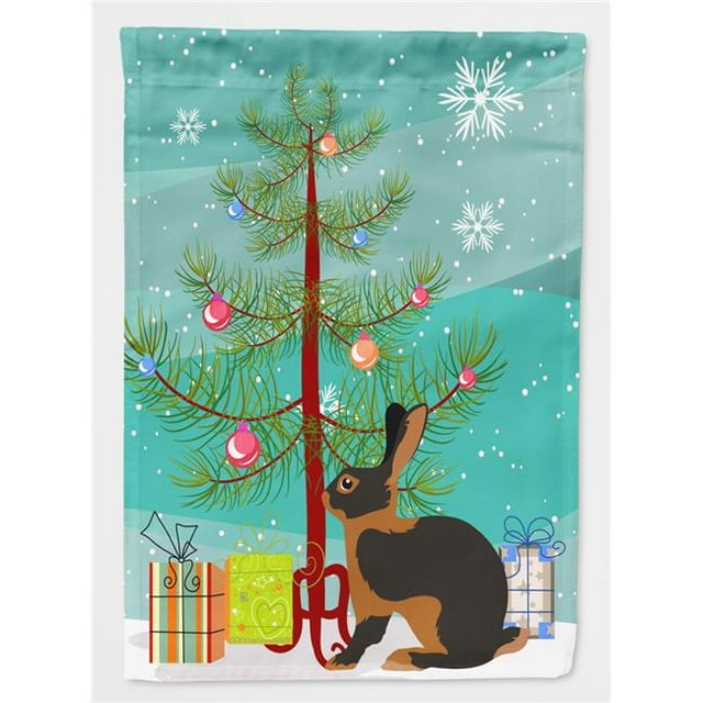 Carolines Treasures BB9330GF Tan Rabbit Christmas Flag Garden - Size