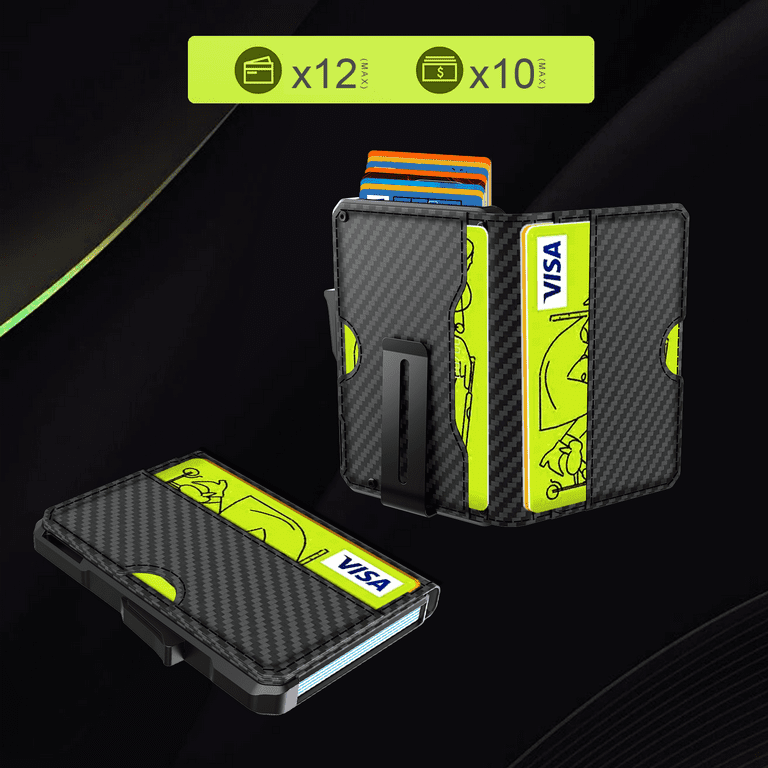 VGUCKI Compact Pop-Up Wallet, RFID Blocking Aluminum photo 3
