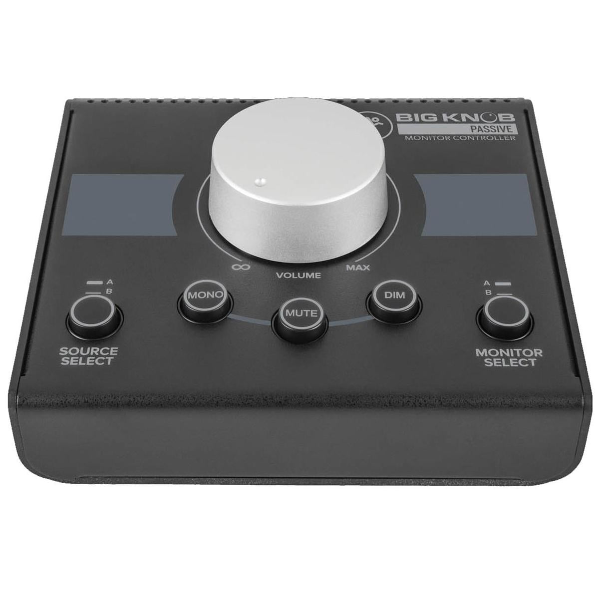 Mackie Big Knob Passive 2x2 Studio Monitor Controller, Bundle with TAPH100 Headphones and Platinum Pro 10' TRS Cable