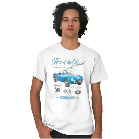 Shelby King of the Road Muscle Car Men's Graphic T Shirt Tees Brisco Brands S