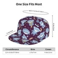 thumbnail image 2 of Flat Bill Trucker Hats for Women Men - Blue Koala Butterfly Adjustable Flat Baseball Cap Snapback Hats Dad Hats for Men, 2 of 7