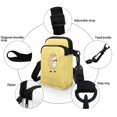thumbnail image 5 of HELLHERO Floral Print Double Zipper Travel Crossbody Purse Polyester for Adults, 5 of 7