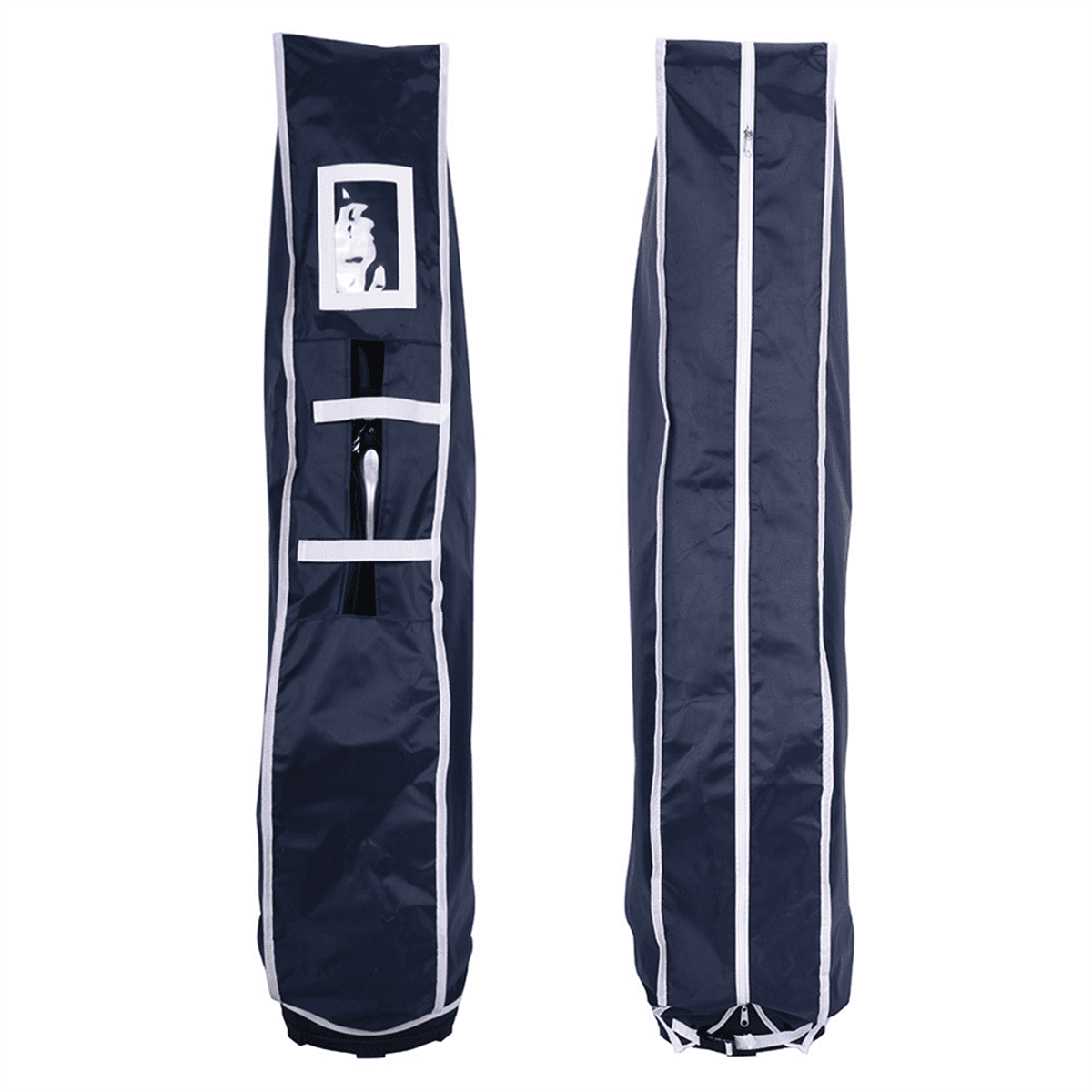 Golf Rain Cover Bag Waterproof and Dustproof Portable Foldable Golf Travel Cover Bag Golf Bag Cover Dark Blue