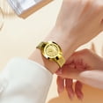 thumbnail image 6 of OLEVS Watches for Women Luxury Dress Waterproof Analog Quartz Fashion Gold Plated Tungsten Steel Roman Numeral Date Classic Female Ladies Watches Women Wrist Watches Gift Relojes para Mujer, 6 of 14