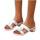 thumbnail image 4 of Amzcrzy Zapatos de mujer,Zapatos de mujer,Zapatillas de mujer, Sandalias informales con punta abierta y estampado de serpiente para mujer, zapatos de tacón grueso de verano Sandalias Mujer Zapatillas, 4 of 5