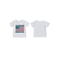 thumbnail image 2 of BemeyourBBs All American Cousin Crew Shirts Kids Toddler Baby Boys 4th of July T Shirt Patriot Independent Day Outfit Short Sleeve Letter American Flag Print Loose Fit Summer T-shirt Pullover Tops, 2 of 9