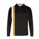 thumbnail image 4 of Blusa y camisa de manga larga con cuello vuelto para hombre, jersey de solapa de manga corta, top deportivo de manga corta con solapa, blusa de poliéster para hombre, 4 of 5