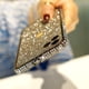 thumbnail image 2 of Funda de teléfono con cristal de diamantes de imitación, carcasa de Metal para iPhone 14 Plus, 12 Mini, 13, 11 Pro, XS Max, XR, X, con película trasera brillante Fivean unisex, 2 of 2